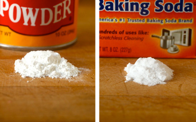 Bột nổi (baking powder) vs Muối nở (baking soda)