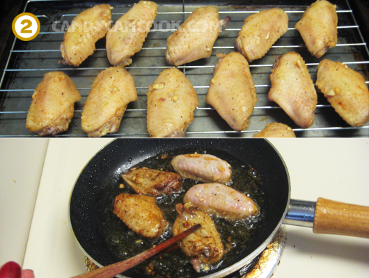 Nướng cánh gà trong lò hoặc rán vàng
